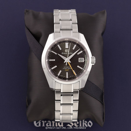 Pre-owned Grand Seiko Heritage Hi-Beat 36000 GMT 40mm SBGJ265