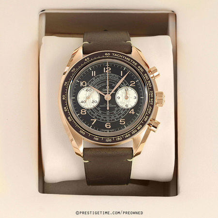 Pre-owned Omega Speedmaster Chronoscope Bronze Gold 43mm 329.92.43.51.10.001