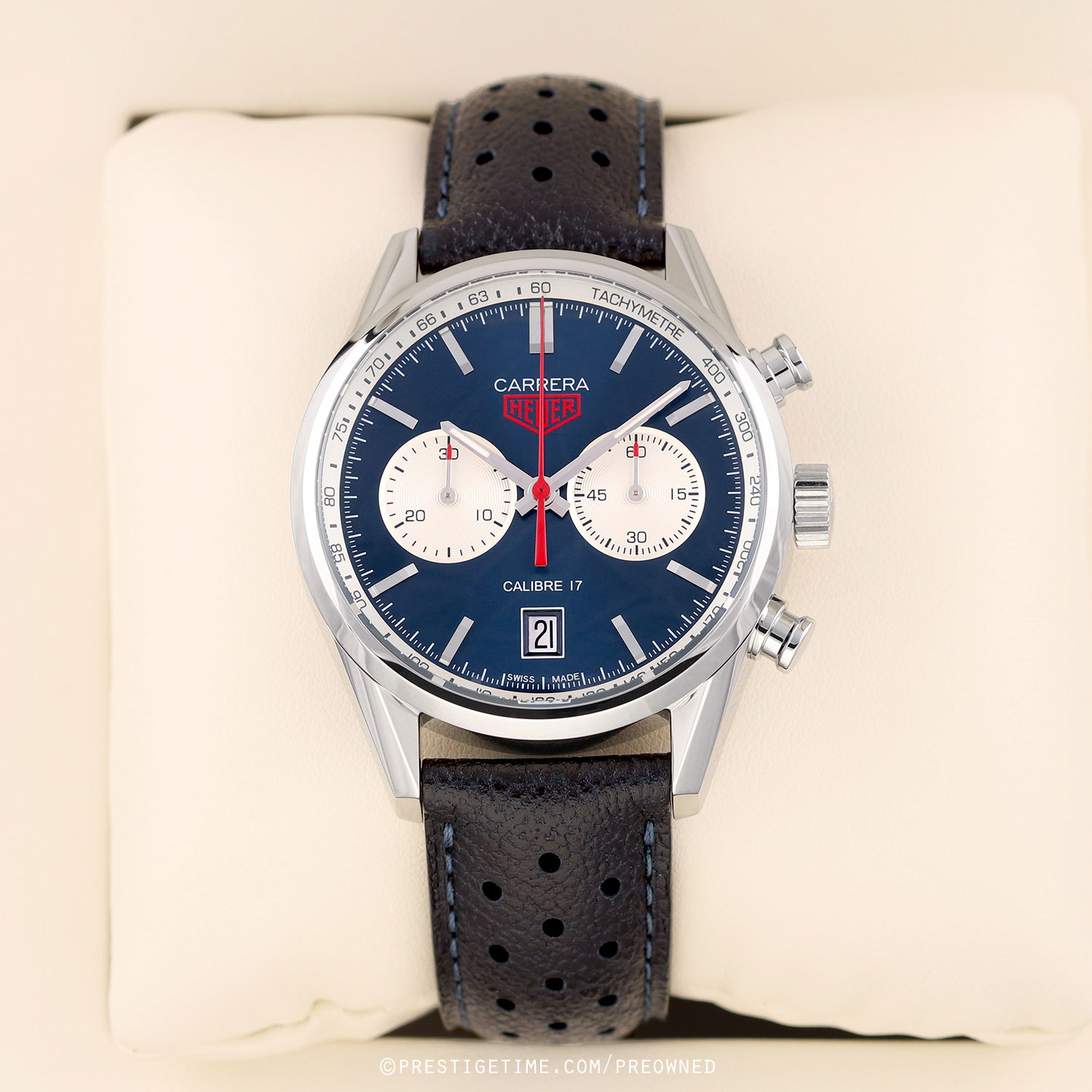 Pre-owned Tag Heuer Limited Edition Carrera Calibre 17 Chronograph