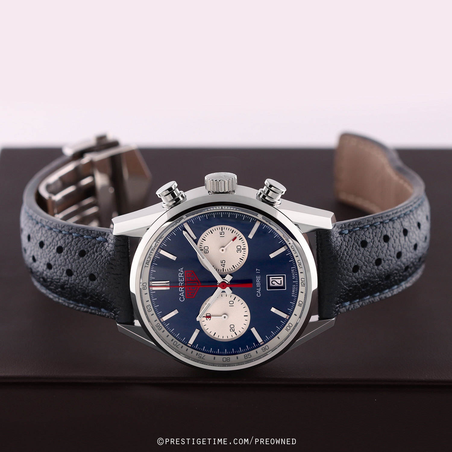 Pre-owned Tag Heuer Limited Edition Carrera Calibre 17 Chronograph