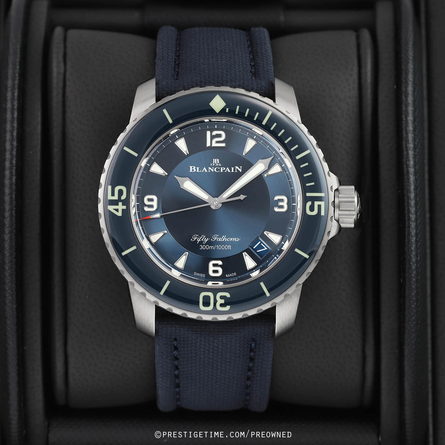 Preowned Blancpain 5015-12b40-o52a