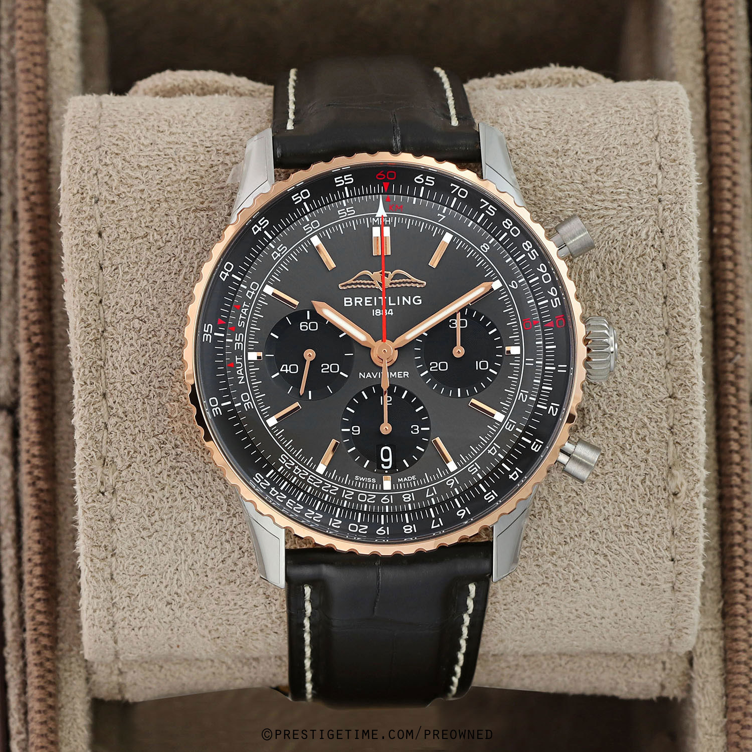 Preowned Breitling UB01384A1B1P1