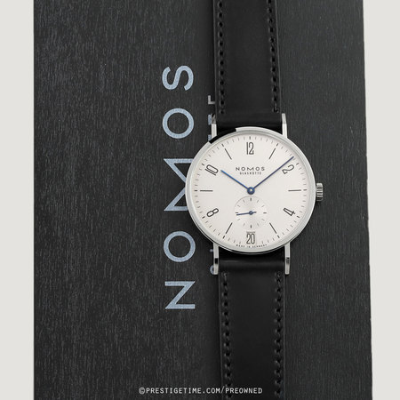 Pre-owned Nomos Glashutte Tangente 38 Datum 37.5mm 130