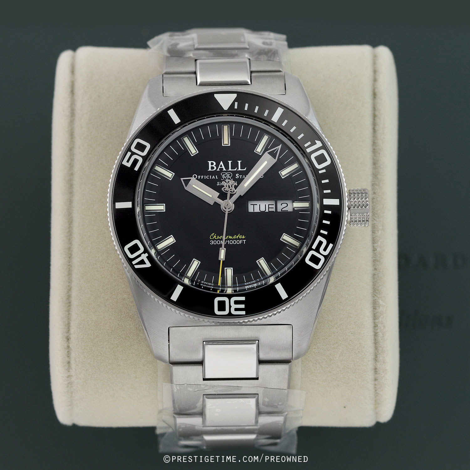 Preowned Ball Watch DM3308A-SCJ-BK