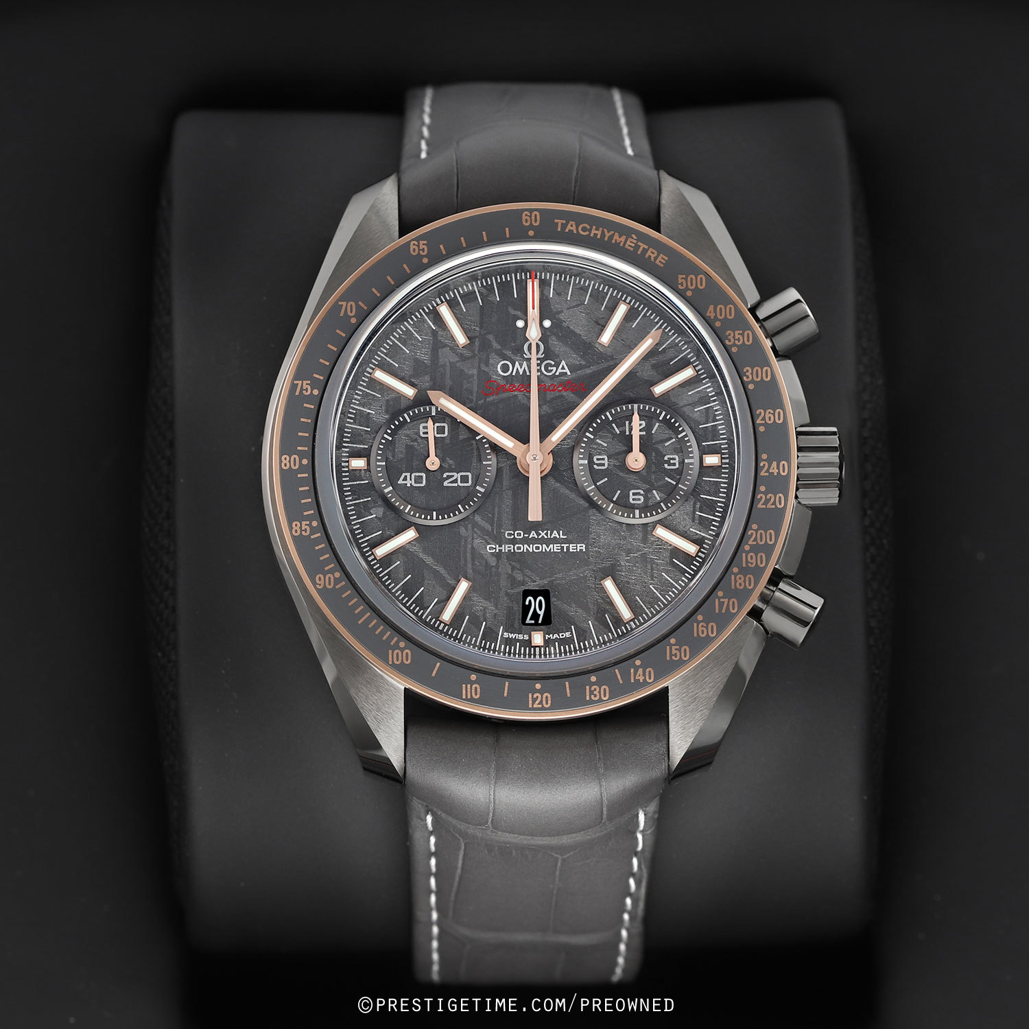 Pre-owned Omega 2025 Speedmaster GREY SIDE OF THE MOON