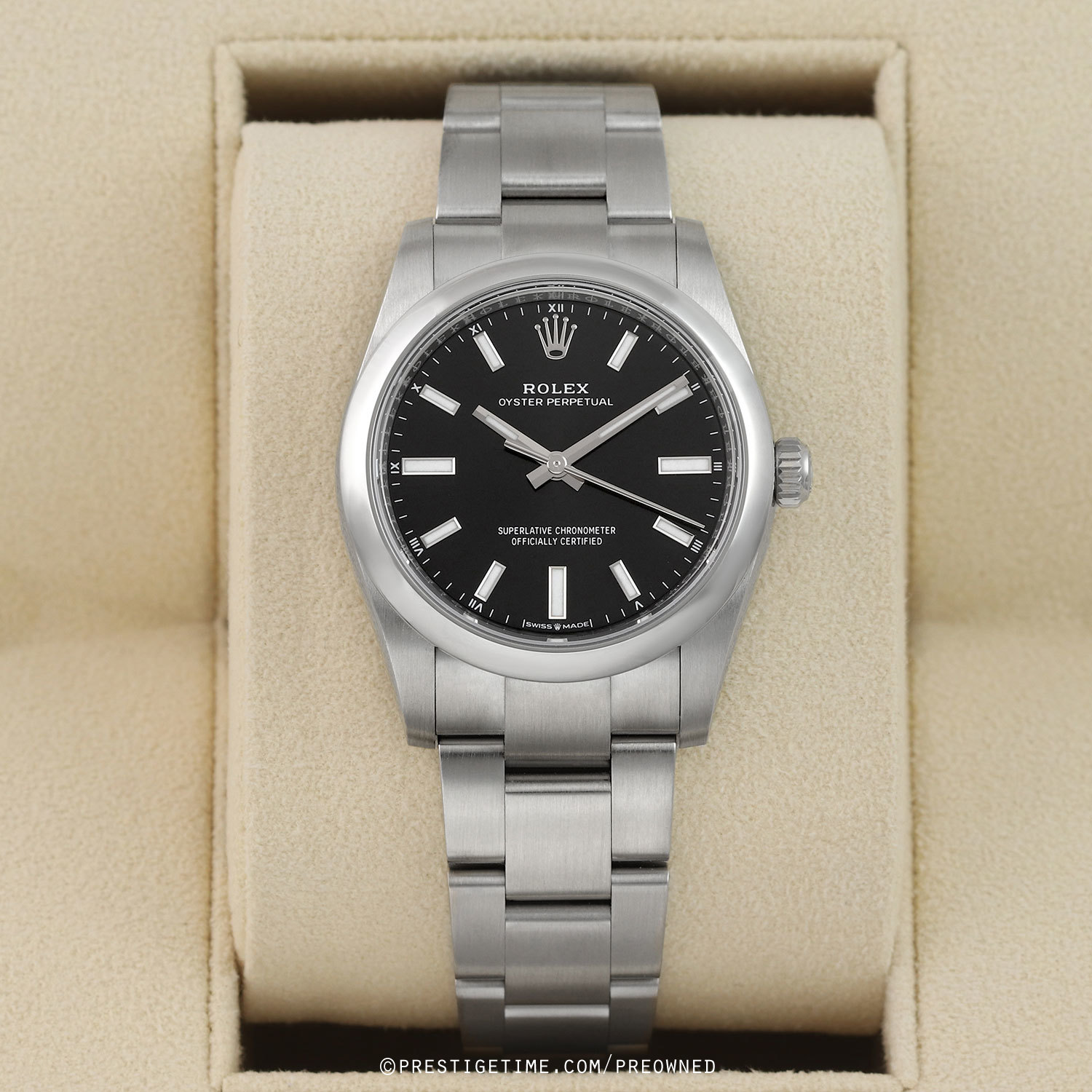 Preowned Rolex 124200 Black