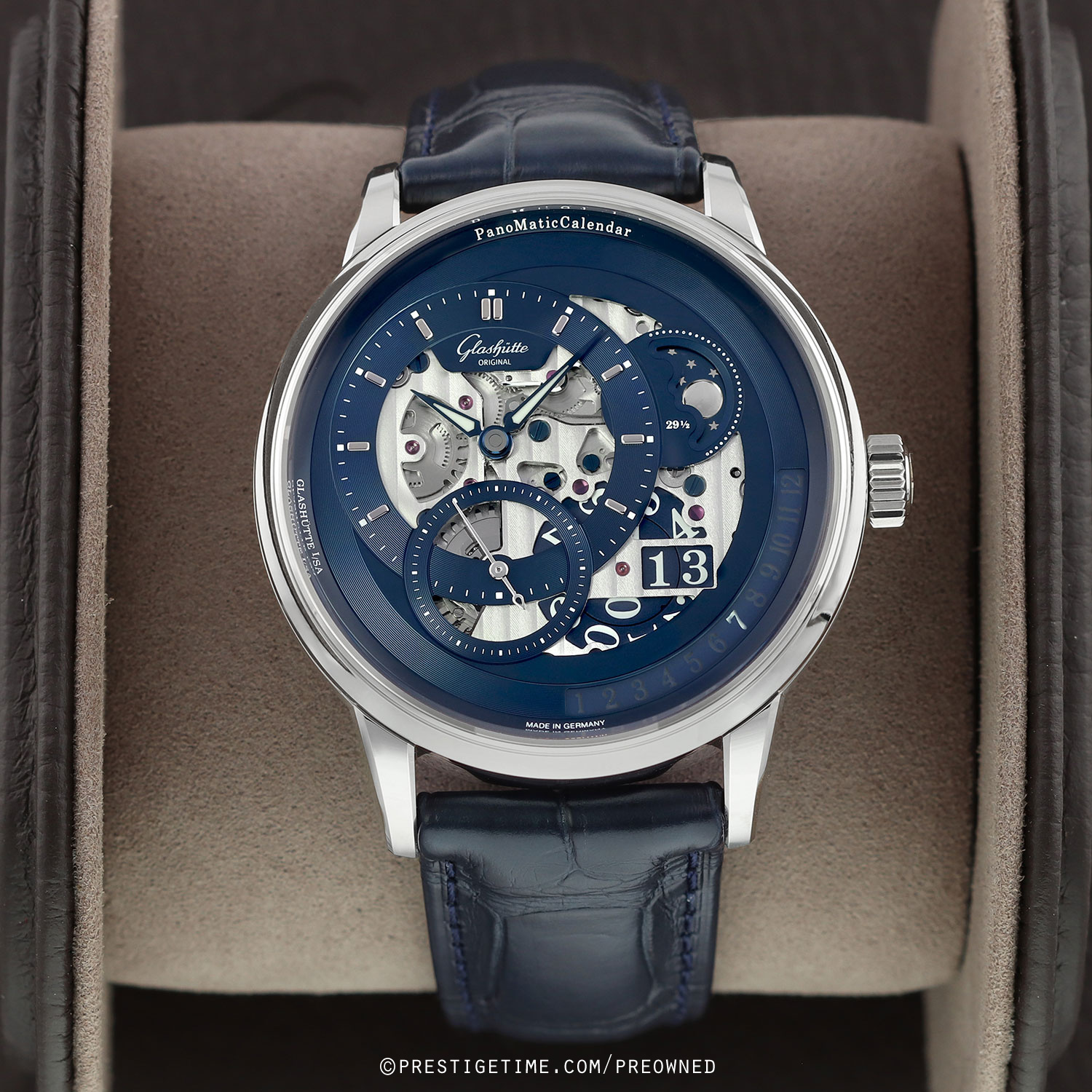 Preowned Glashutte Original 1-92-11-01-03-61