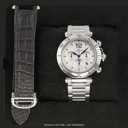 Pre-owned Cartier Pasha Chronograph 41mm WSPA0018