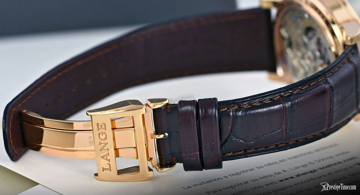 Richard Lange Pour Le Merite leather strap