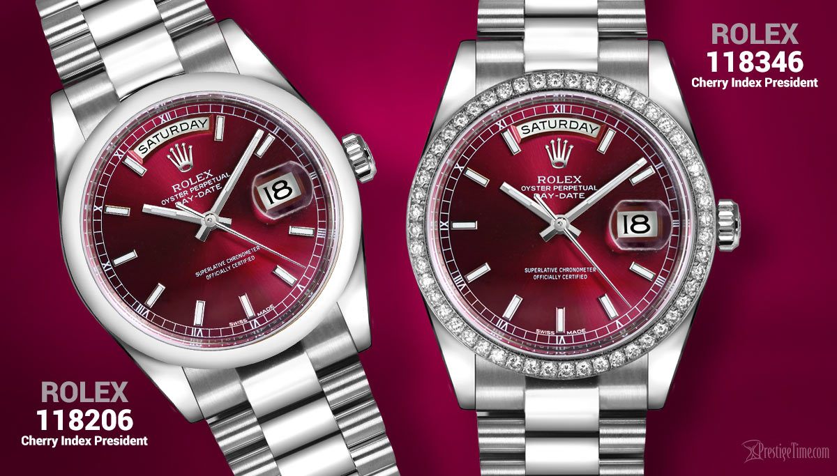 Rolex watches with Red Dials