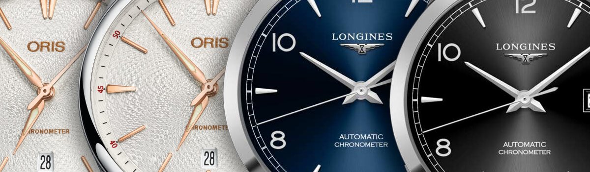 oris and longines chronometers
