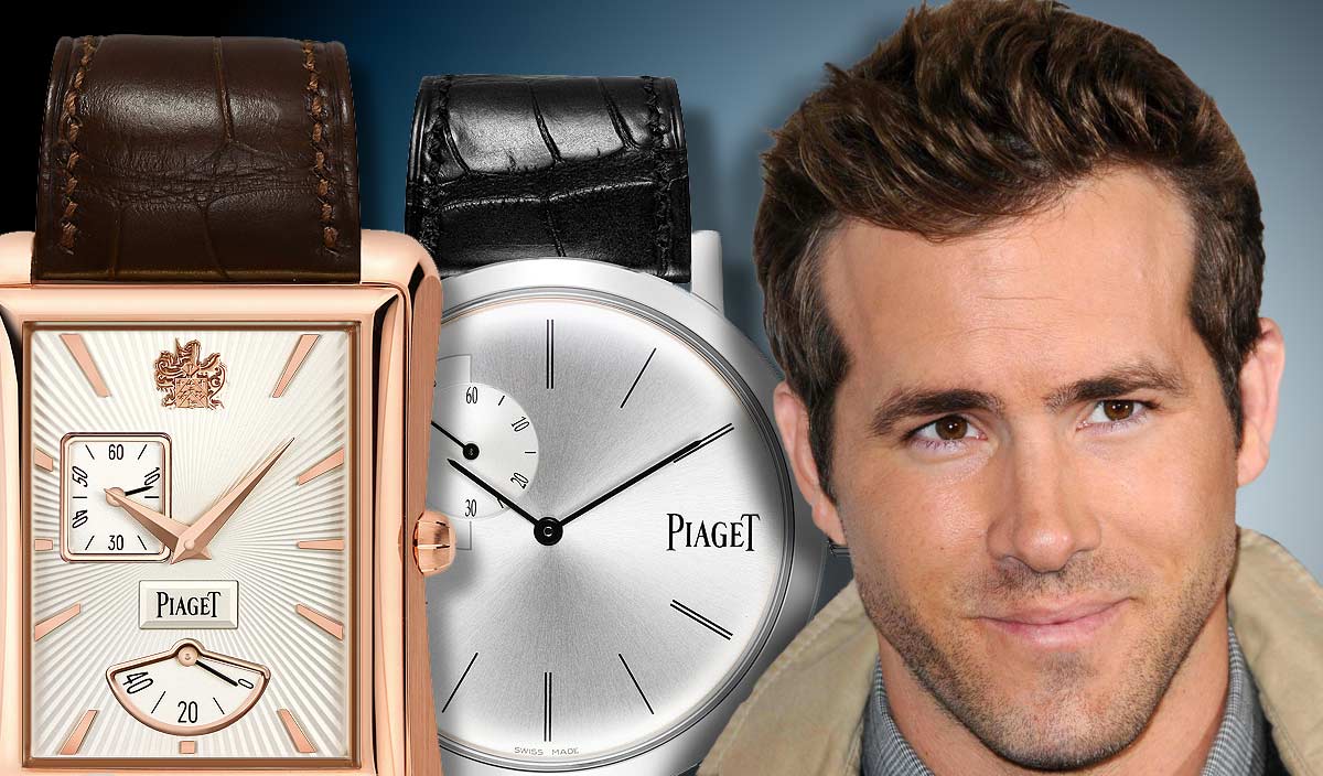 Ryan Reynolds  named the new Piaget Brand Ambassador